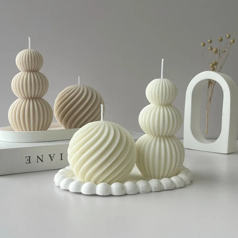 Sculptural Soy Wax Candle