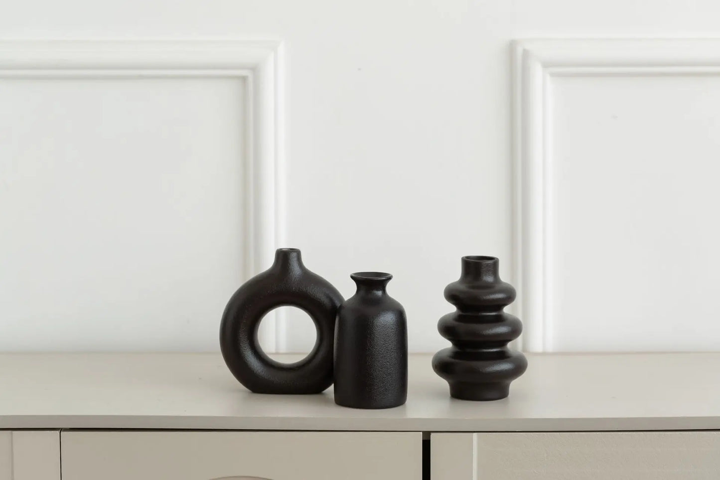 Ceramic Vase Set — Set of 3
