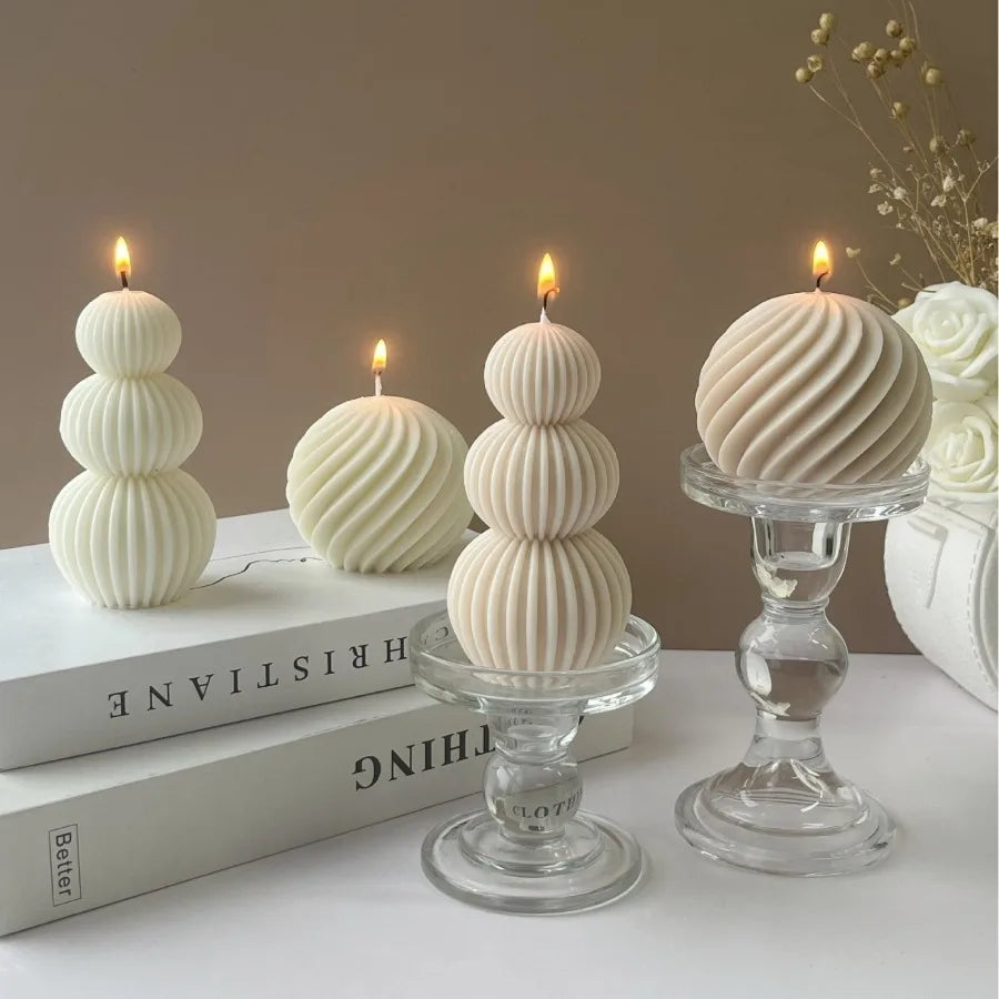 Sculptural Soy Wax Candle