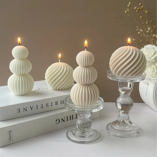 Sculptural Soy Wax Candle