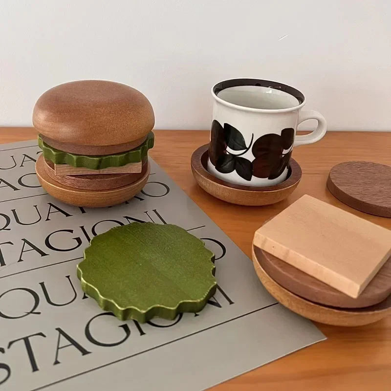 Burger Coaster Set