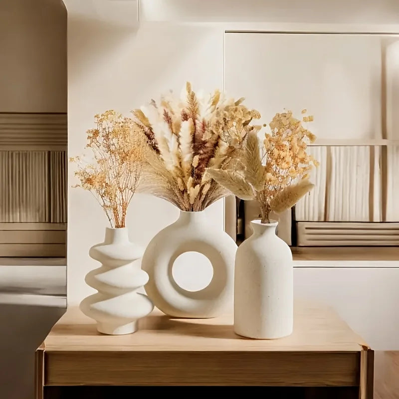 Ceramic Vase Set — Set of 3